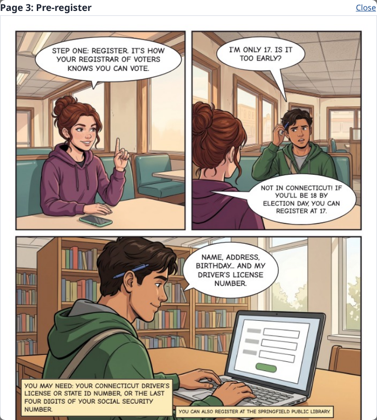 Page 3 of the comic shown larger
